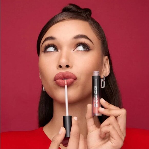 BUXOM FULL-ON LIQUID PLUMPING MATTE LIPSTICK ~ ANGEL BABY (Nude Pink) 3.5ml NIB - Picture 9 of 16